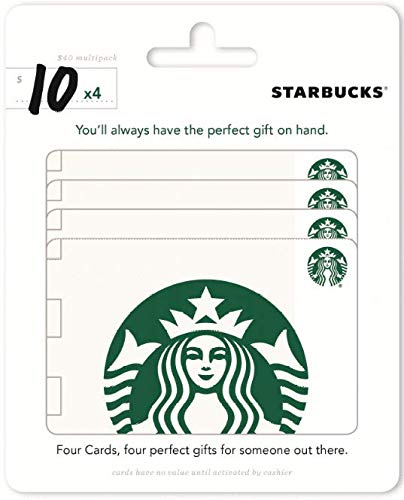 Starbucks $10 Gift Cards (4-Pack) - 40 - Classic