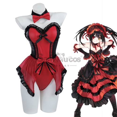 【In Stock】Anime DATE A LIVE Cosplay Tokisaki Kurumi Bunny Girl Costume - M