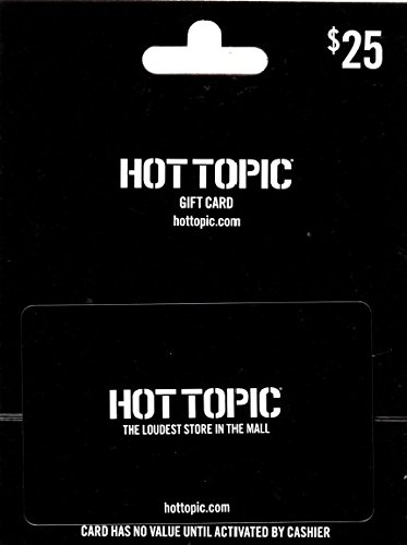 Hot Topic Gift Card - 25 - Traditional