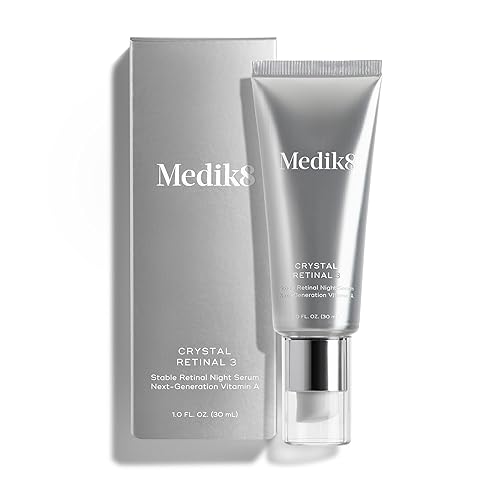 Medik8 Crystal Retinal 3 - Brightening, Firming, Advanced Skin Retinaldehyde Serum - Smooths Wrinkles - Hyaluronic Acid, Glycerin, Vitamin E - 1 oz - 1 Fl Oz (Pack of 1) - Crystal Retinal 3