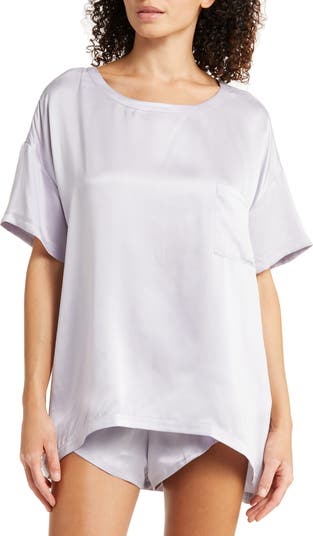 Lunya Washable Silk Tee Short Pajamas | Nordstrom