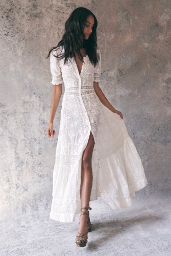Minka Maxi Dress | TRUE WHITE / 8