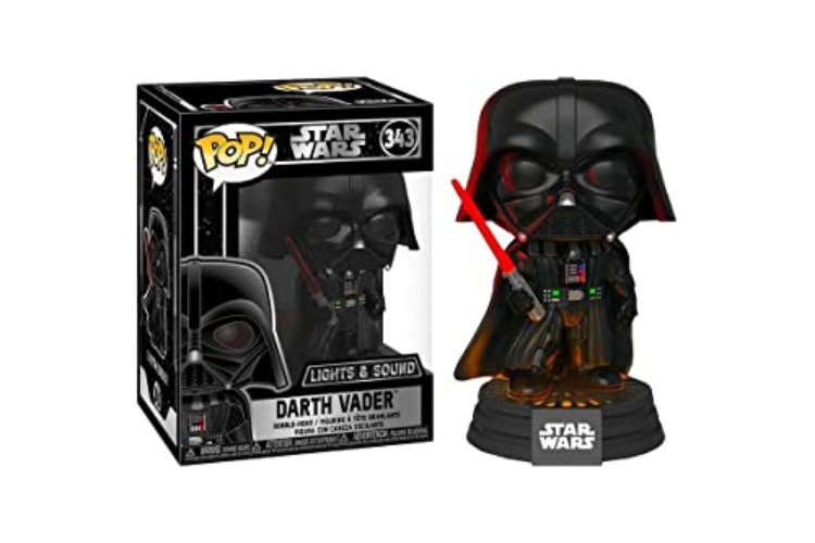 Funko 35519 POP Bobble: Star Wars: Darth Vader Electronic, Multicolor - Funko 35519 POP! Bobble: Star Wars: Darth Vader Electronic Multi - Star