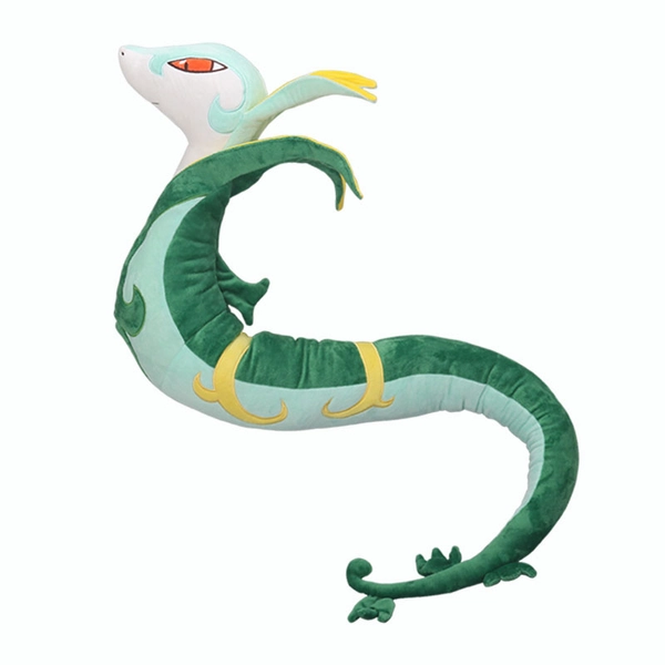Large Pokemon Plush Toy Rayquazza Stuffed Animal Shiny Milotic Plushie Dragonair Toy Pokemon Birthday Gift - Shiny Rayquaza