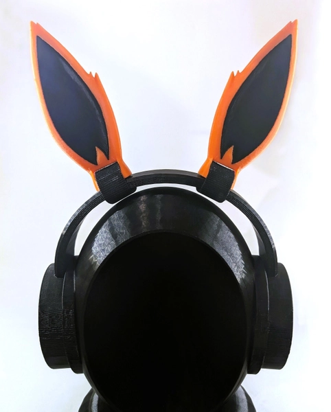 Flareon Ears for Headphones / Headset - Perfect for Streamers or Cosplay
