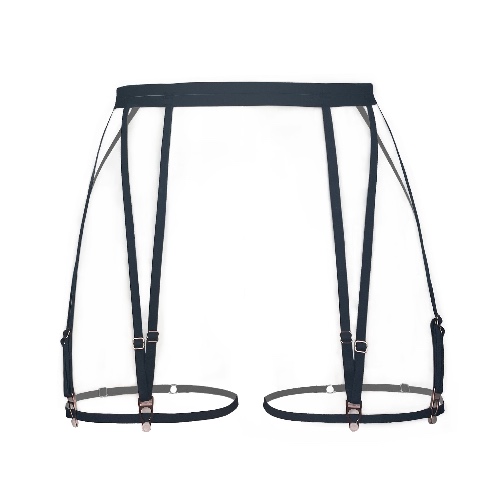 Frisson Garters Black - XS/S / Black