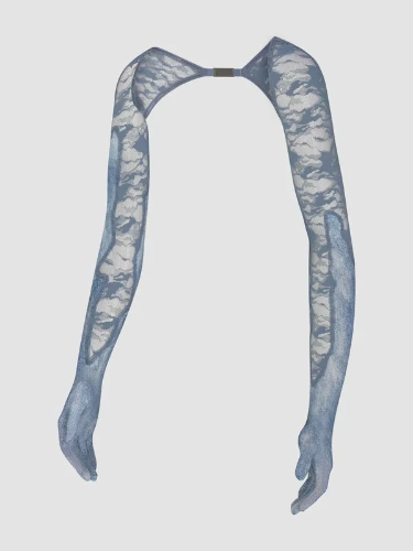 Savage X Diesel Stonewash and Lace Bolero in Blue | SAVAGE X FENTY UK United Kingdom