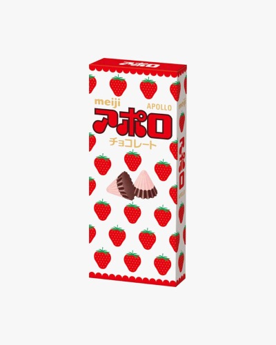 Meiji Apollo Strawberry Chocolate | Default Title