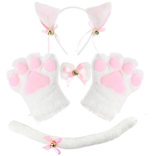 Women's Cosplay Lingerie Set Kitten Cat Bunny Sexy Costume Outfit Party Accessory - One Size Color 3