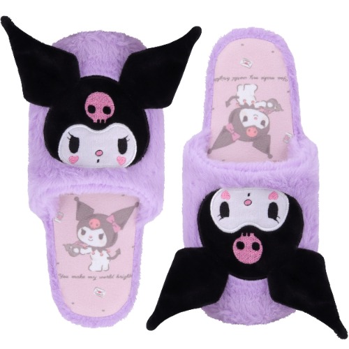 Roffatide Anime Slippers Plush Slippers Furry Indoor Slide Slipper Bedroom Shoes House floor Slipper for Women girls - C