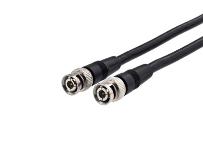 RG6 Coaxial Patch Cable - 3 FT, BNC, Black