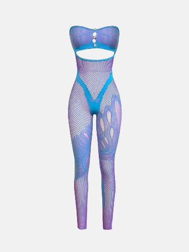 Risque Jumpsuit Crypto Blue | Crypto Blue / One Size