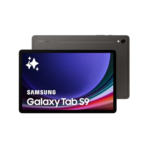 Samsung Galaxy Tab S9 WiFi Android Tablet, 128GB Storage, S Pen Included, Unlocked, Graphite, 3 Year Extended Warranty (UK Version) - Grey - 128GB - Tab S9 - Wifi