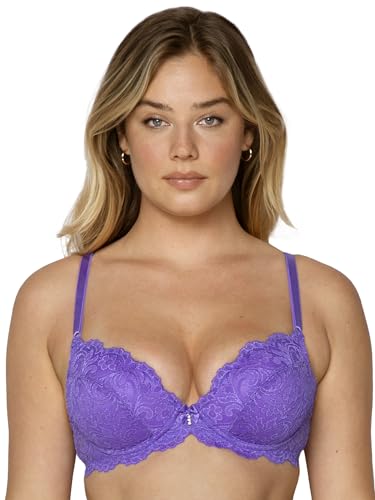 Smart & Sexy Women's Signature Lace Push-up Bra - Standard - (38) 38B - New Violet