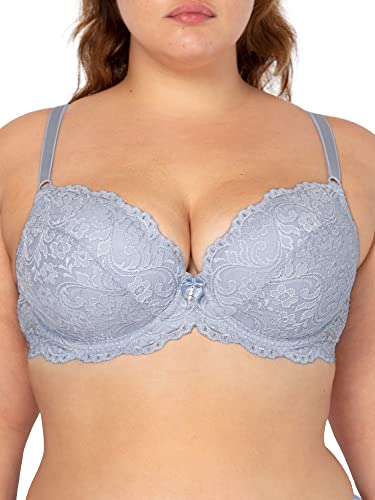 Smart & Sexy Women's Signature Lace Push-up Bra - Standard - 38A - Mineral Water