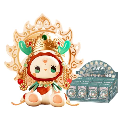 Aven Rabbit Emma River of Time Series Blind Box Action Figures Mystery Box Cute Random Toys Birthday Gifts Christmas Collectible Toy for Desktop Ornaments,Whole Set(8 PCS) - River of Time (8 Pcs)