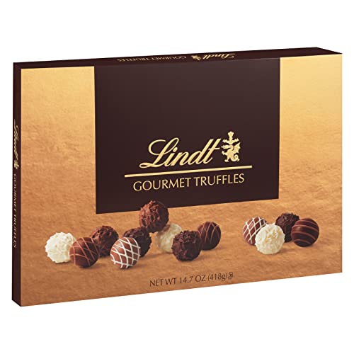 Lindt Gourmet Chocolate Truffles Gift Box, Assorted Chocolate Truffles, Great for gift giving, 14.7 Ounces - 14.7 Ounce (Pack of 1)