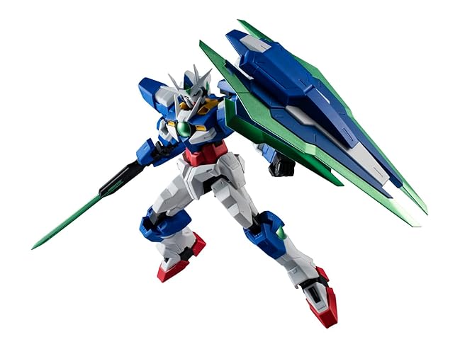 TAMASHII NATIONS - Mobile Suit Gundam 00 - Awakening of The Trailblazer - GNT-0000 00 QAN[T], Gundam Universe Action Figure - 00 Qan[t] (Mobile Suit Gundam 00)