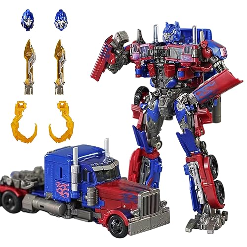 KIBVE Deformation Toy Robot Model Action Figure Truck Gift for Boys Adults 7.1''