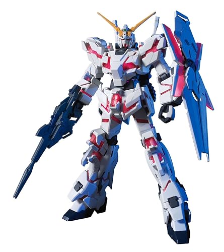 Bandai Hobby - Gundam UC - #100 Unicorn Gundam (Destroy Mode), Bandai Spirits HGUC 1/144 Model Kit - Small