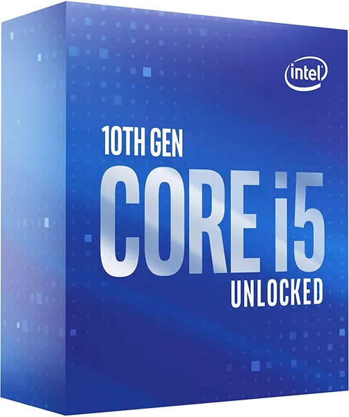 Intel Core i5-10600K Desktop Processor 6 Cores up to 4.8 GHz Unlocked  LGA1200 (Intel 400 Series Chipset) 125W - Regular Version