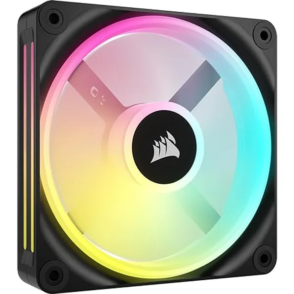 Corsair iCUE LINK QX120 RGB 120mm Magnetic Dome RGB Single Fan - Black