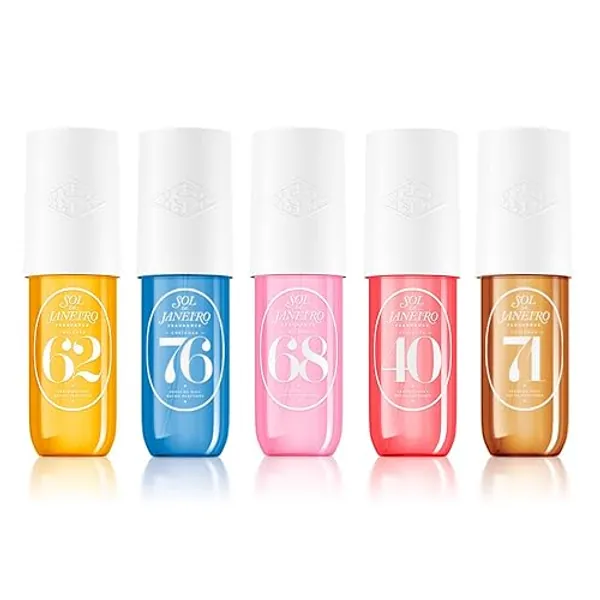 SOL DE JANEIRO Mist and Match Hair &amp; Body Perfume Bundle, Includes 5 90ml Cheirosa Fragrances, Amazon Exclusive