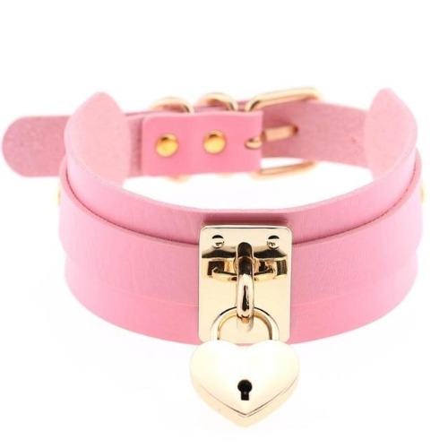 Locket Collar - Pink
