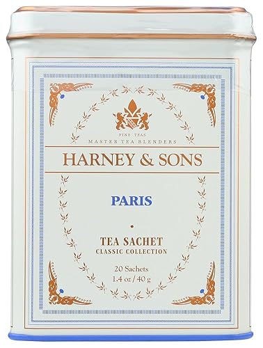Harney & Sons, Paris Tea, 20 Tea Sachets, 1.4 oz (40 g)