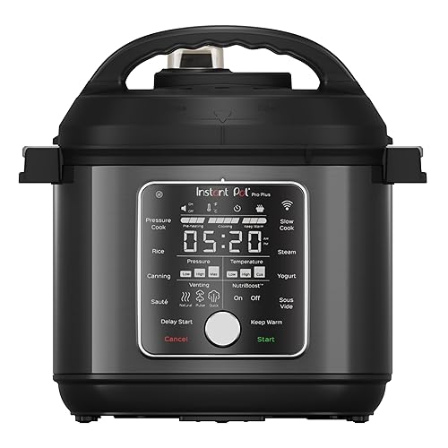 Instant Pot Pro Plus Multi-Cooker, Pressure Cooker, Slow Cooker, Rice Cooker, Steamer, Sauté, Steriliser, Yogurt Maker, Sous Vide, Canner, Wifi Controlled/Programmable - 5.7 Litre