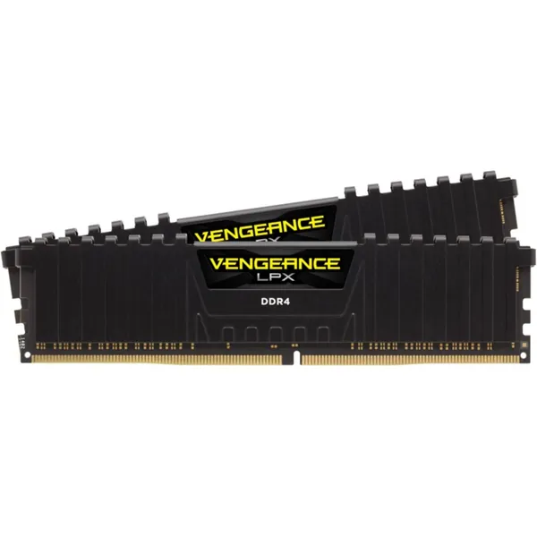 CORSAIR CMK64GX4M2E3200C16 VENGEANCE LPX 64GB (2 x 32GB) DDR4 3200 (PC4-25600) C16 1.35V Desktop Memory - Black