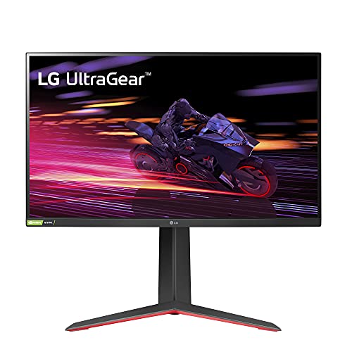 LG 27GP750-B 27” Ultragear FHD (1920 x 1080) IPS Gaming Monitor w/ 1ms Response Time & 240Hz Refresh Rate, NVIDIA G-SYNC Compatible with AMD FreeSync Premium, Thin Bezel, Tilt/Height/Pivot Adjustable - Tilt/Height/Pivot