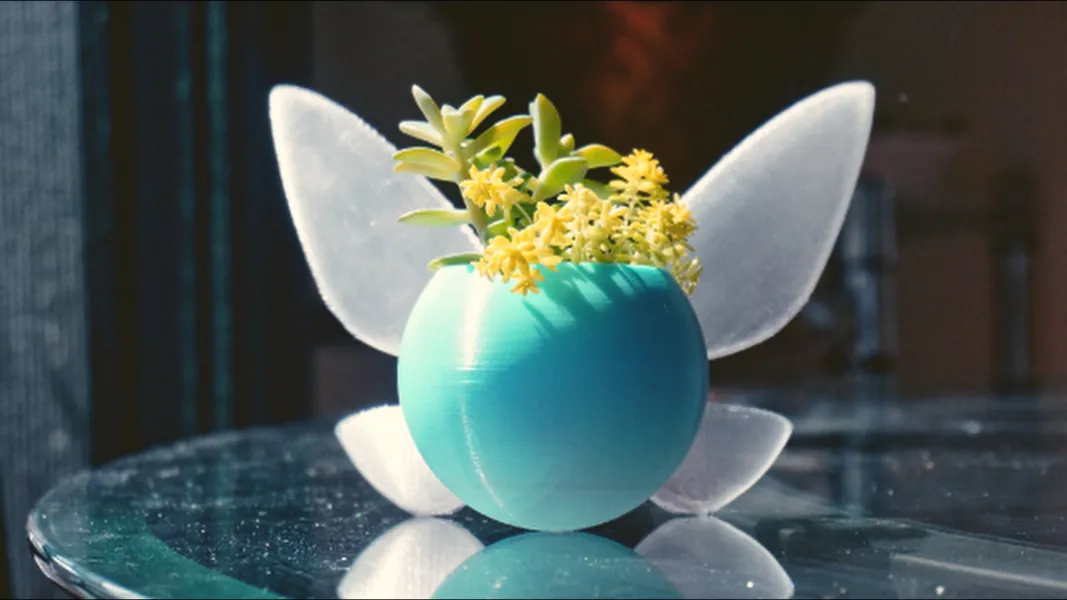 Navi Fairy Planter, Succulent Plant Pot, Mother's Day Gift, Plant Pot Desk Decor, Fairy Jar, Cute Succulent Pot- Legend of Zelda