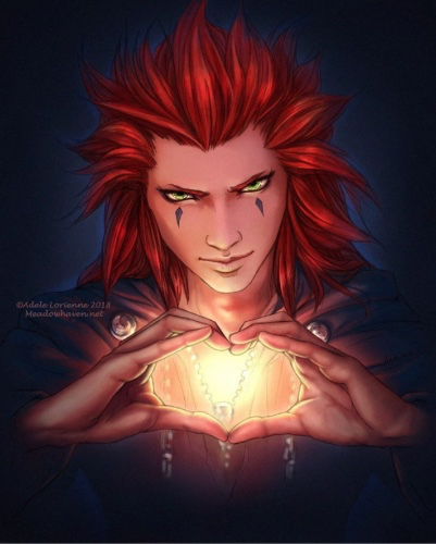 Kingdom Hearts Axel art print - got it memorized 