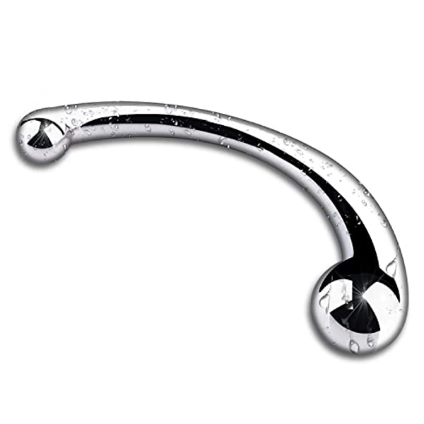 Pure G Spot Metal Wand Anal Prostate Massage Stick Polished Steel Massager Hard Dildo 692 G
