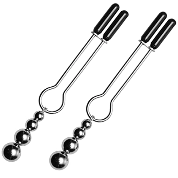 Master Series Adorn Triple Bead Nipple Clamp Set