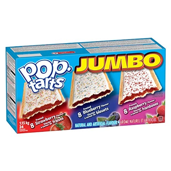 Kellogg's PopTarts Jumbo 24-Count, 1.2kg
