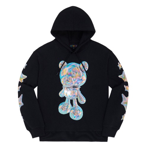 Virtual Bear Hoodie | Black / S