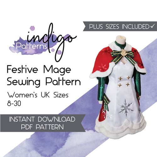 Festive Annette (Fire Emblem: 3 Houses) - Sewing Pattern 