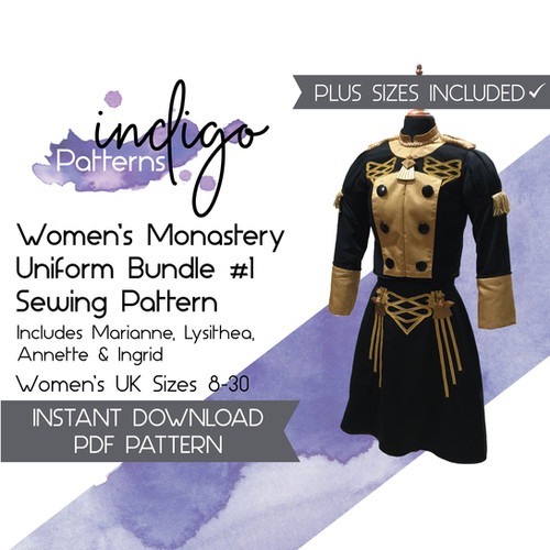 Fire Emblem: 3 Houses Monastery Uniform Sewing Pattern