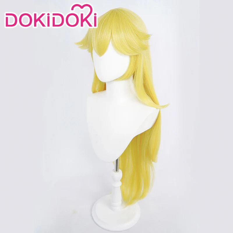 【Ready For Ship】【Game Version】DokiDoki  Mario Cosplay Princess Peach Cosplay Wig Long Golden Hair | Princess Peach