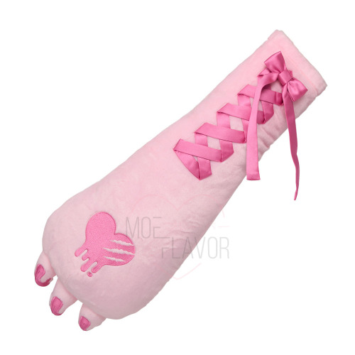 Pastel Winter Bear Claw Paw Sleeves [MOEFLAVOR x Gloomy Bear] - Pink / L