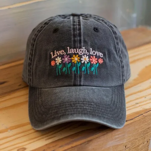 live laugh love hat omg