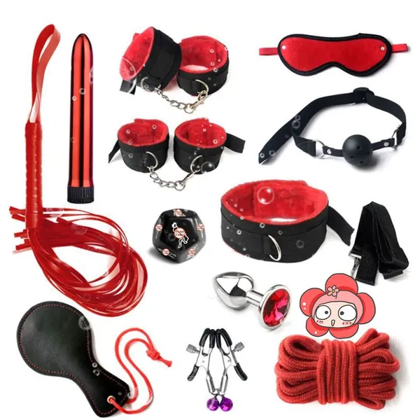 JUMOK 12 Piezas/Set de Disfraces de Juego de rol Sexy para Mujeres con Correas de tensión para Yoga de Manos y pies