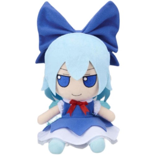 Touhou Project Plush Toy Stuffed Doll Cirno Kunfund Figure Plushie Puppet ⑨ Fumo - Cirno