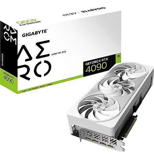 Gigabyte GeForce RTX 4090 Aero OC (24GB GDDR6X/PCI Express 4.0/2535MHz/21000MHz) - Single - 4090 AERO OC