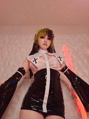 Soul Snatch | "Taboo Sister" Nun Minidress - S / 78cm