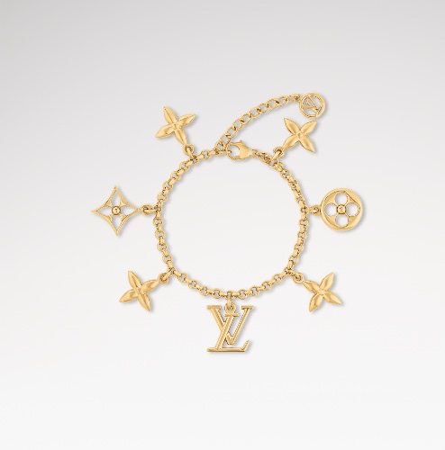 LV gold bracelet 