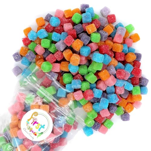 FirstChoiceCandy Sour Chewy Cubes Candy (2 Pound, Assorted) - Assorted - 2 Pound (Pack of 1)