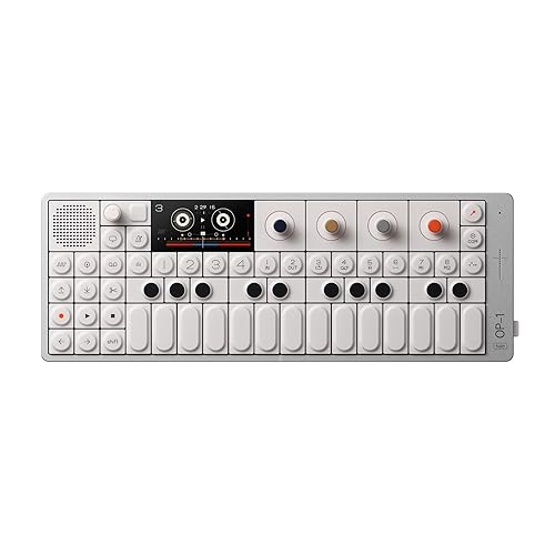 Teenage Engineering OP-1 Field Portable Synthesizer, Sampler and Drum Machine with Built-in Speaker, Microphone, Effects and Vocoder - synthesizer